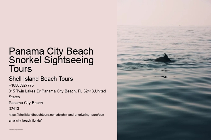 Panama City Beach Snorkel Sightseeing Tours